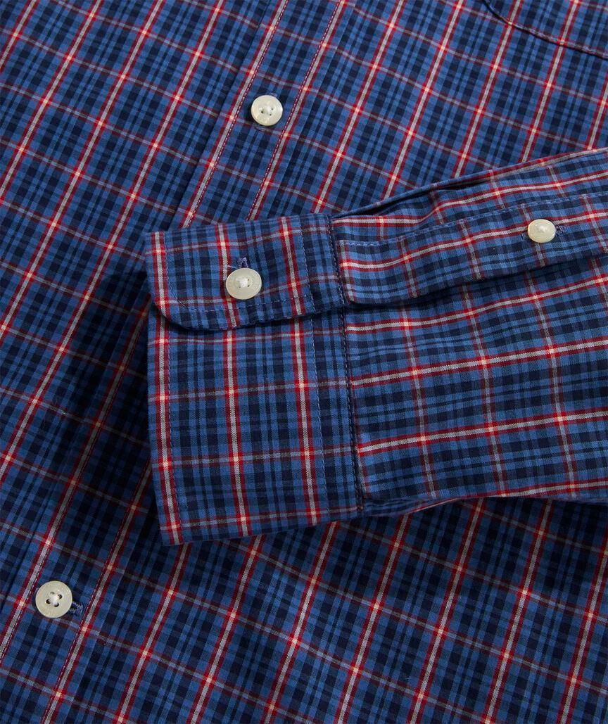 Stretch Poplin Check Shirt Product Image