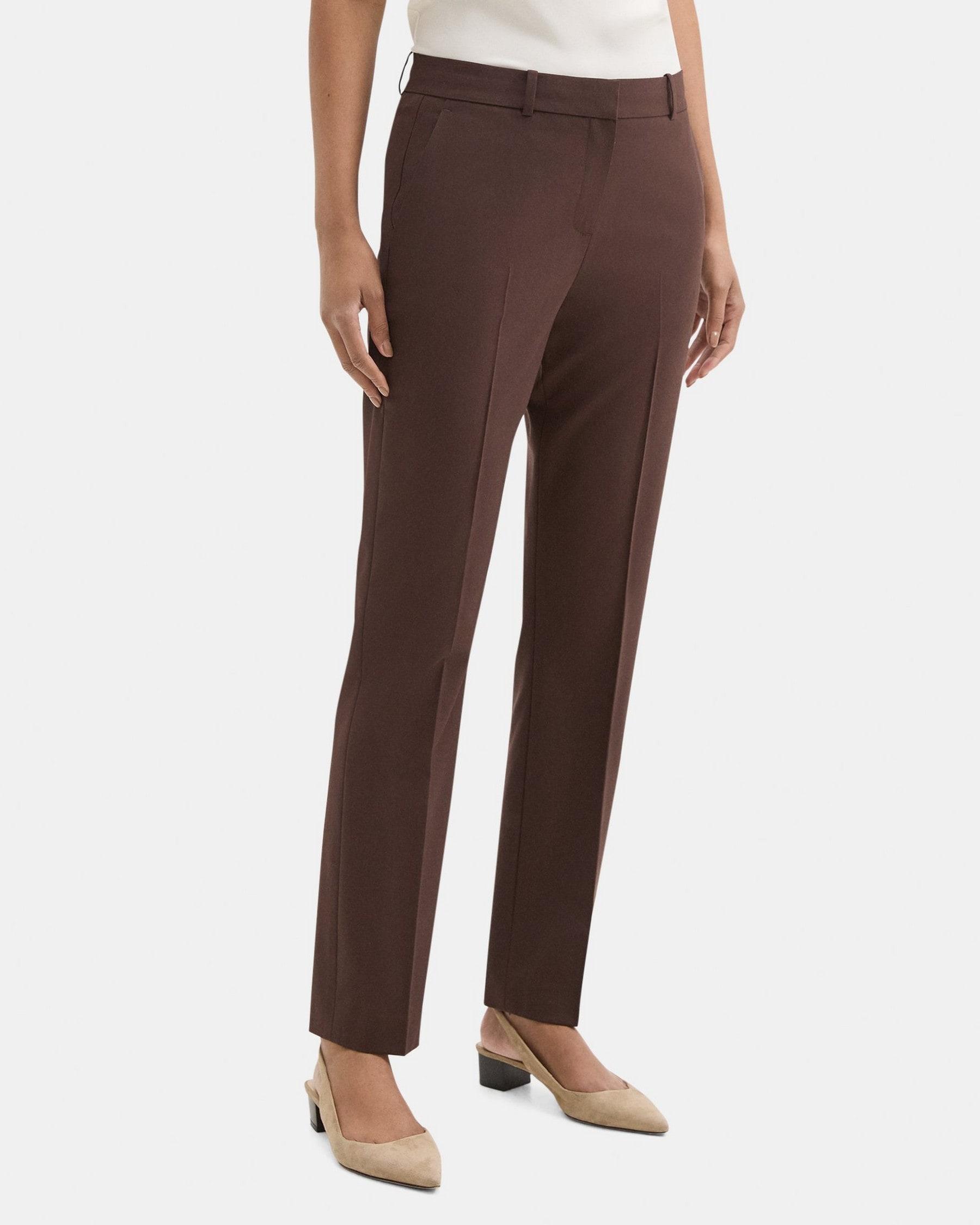 Classic Crop Pant in Sevona Stretch Wool Product Image