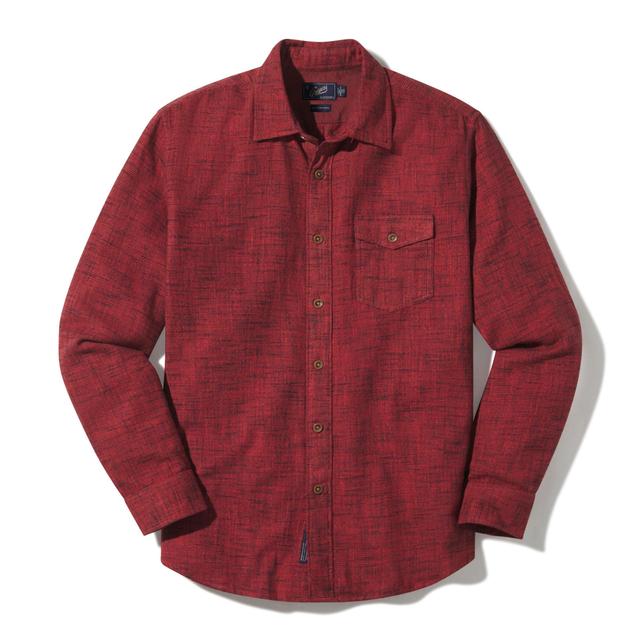 Linear Slub Twill Shirt - Ketchup Product Image