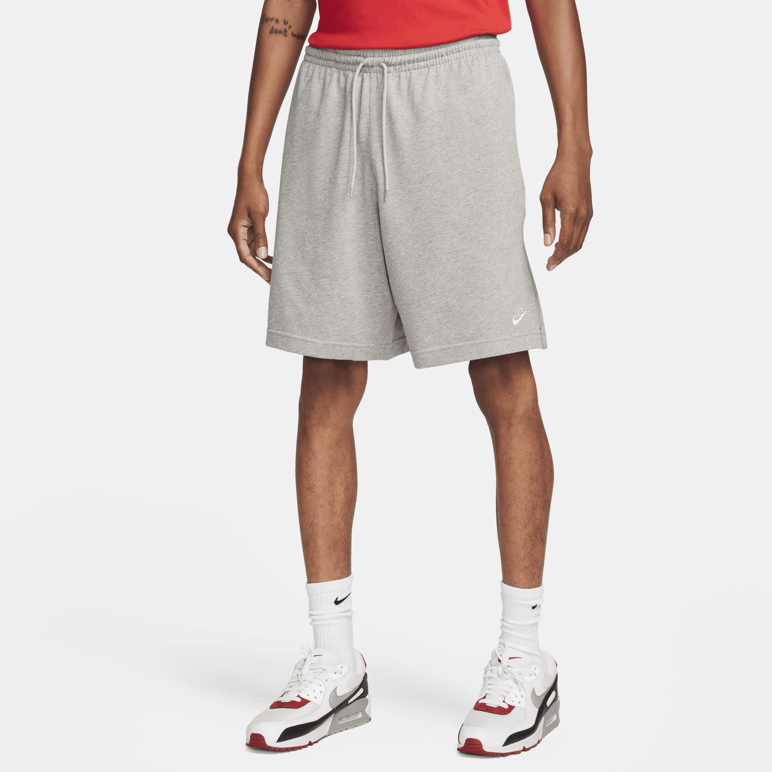 Mens Nike Club Knit Shorts Grey Product Image