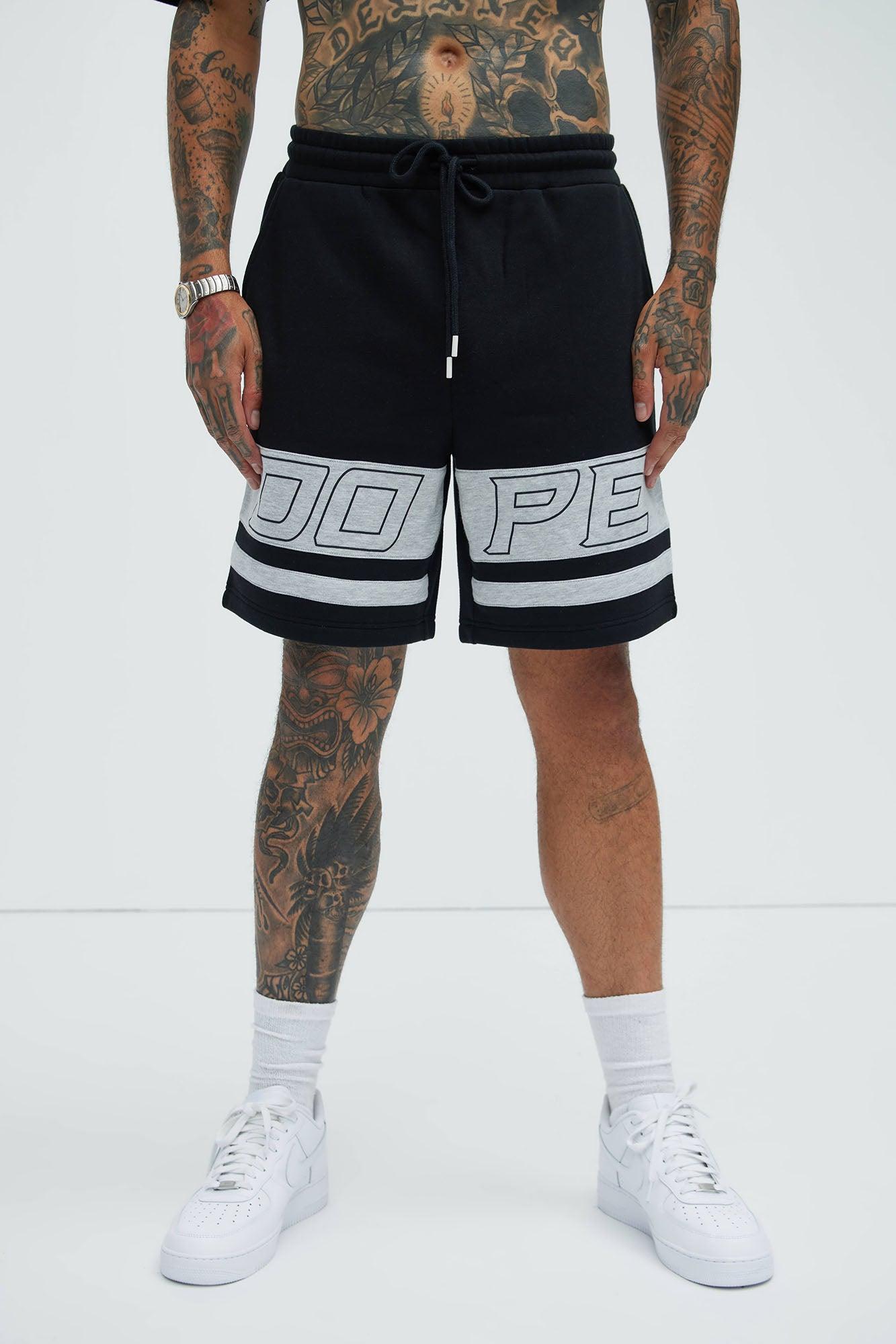 Tyson Dope Relaxed Sweatshorts - Black Product Image