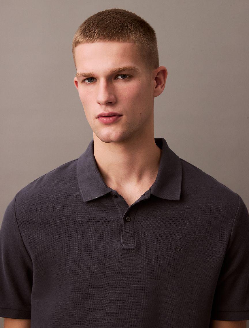 Refined Pique Polo Shirt Product Image