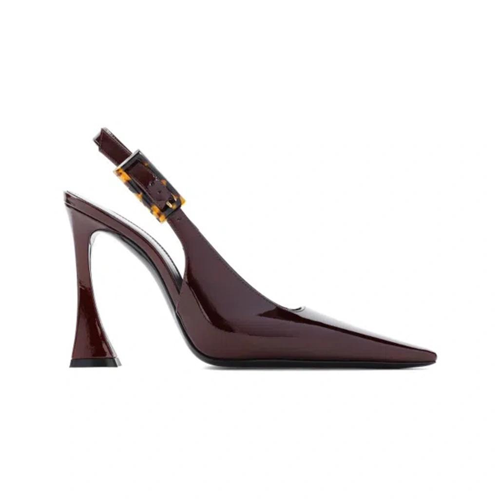 Blake 110mm Patent-leather Pumps In Brown Product Image