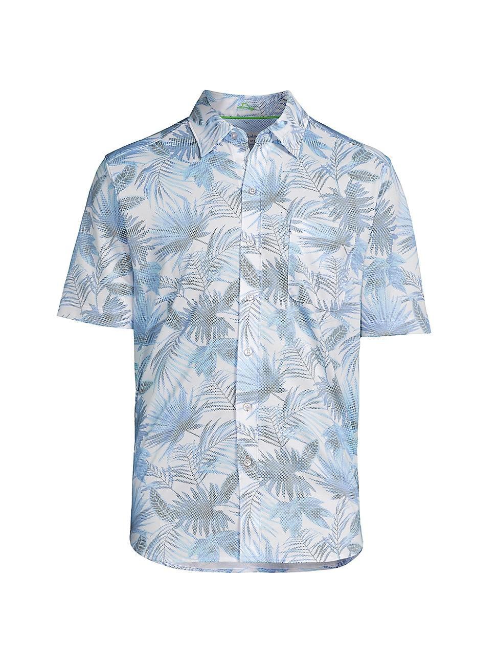 Mens San Lucio Fallen Fronds Abstract Button-Front Shirt Product Image