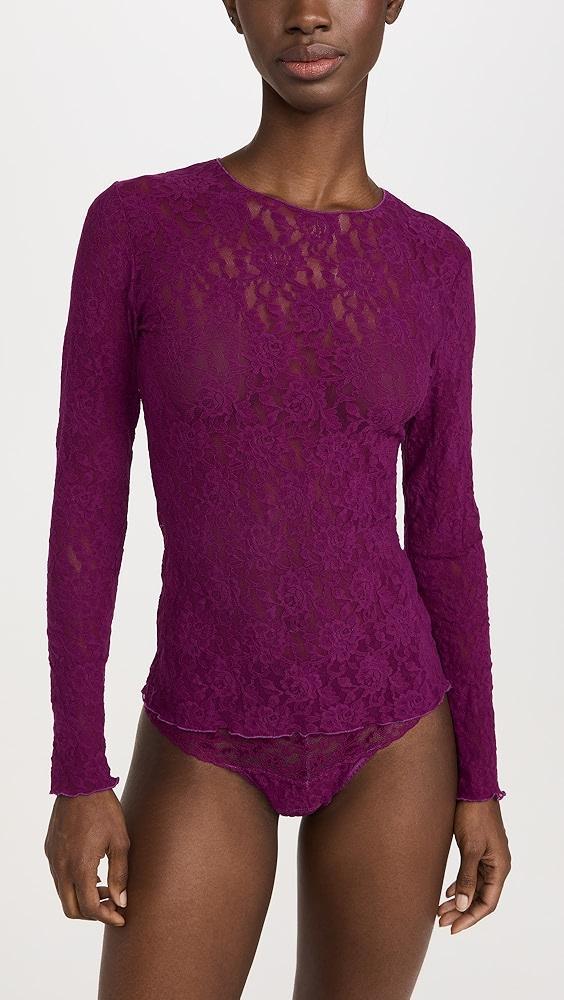 Hanky Panky Signature Lace Long Sleeve Top | Shopbop Product Image