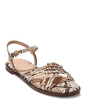 Womens Jitney Knot Leather Sandals Product Image