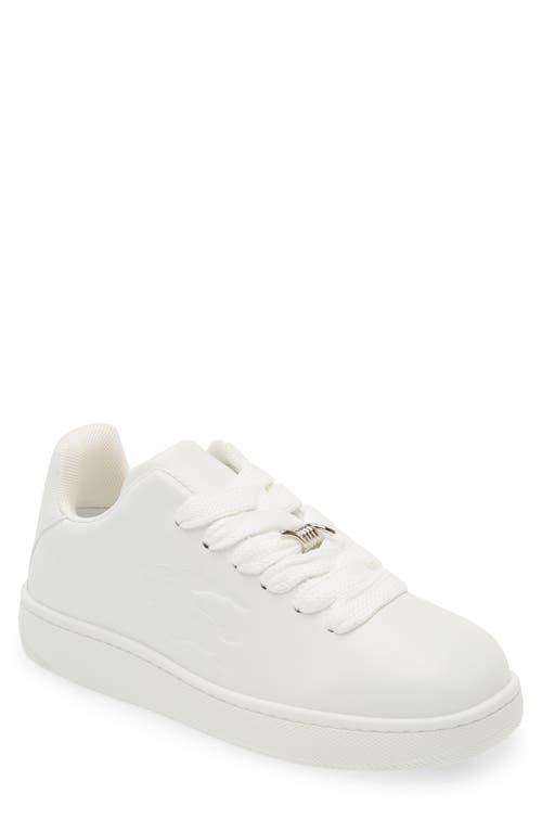 Box Sneaker In White Product Image