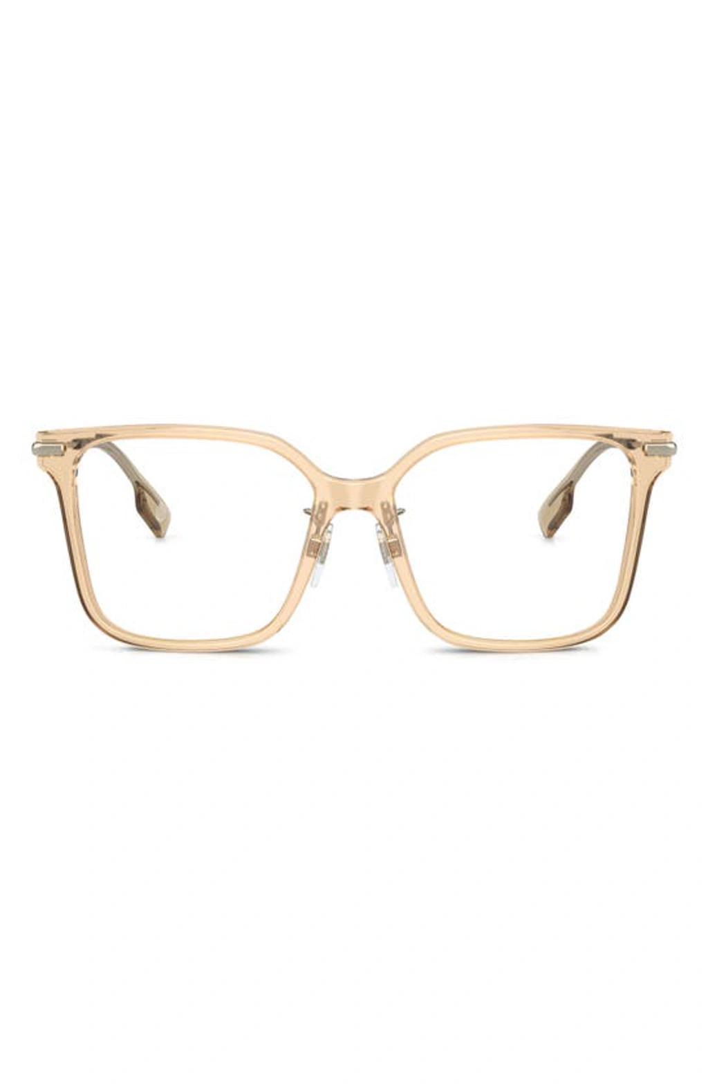 Elizabeth 52mm Square Optical Glasses In Brown Product Image