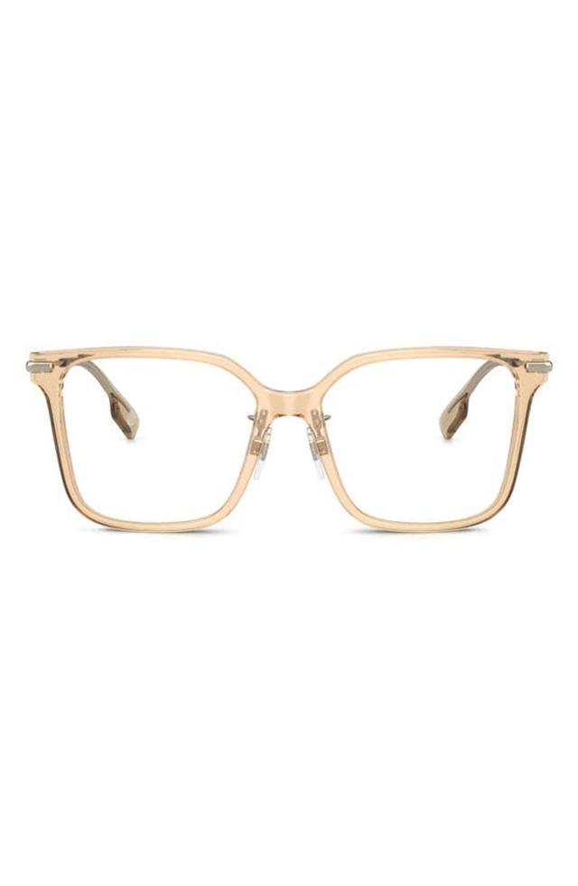 Elizabeth 52mm Square Optical Glasses In Brown Product Image