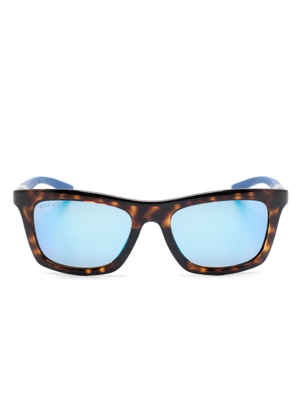 Gg1735s Sunglasses In 蓝色 Product Image