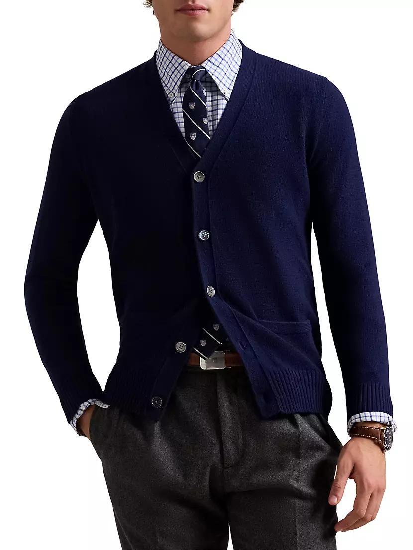 Cashmere V-Neck Cardigan Product Image