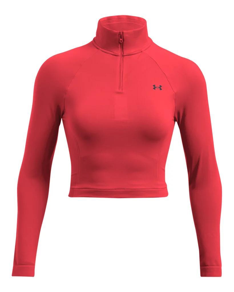 Women's UA Vanish Seamless ¼ Zip Crop Product Image