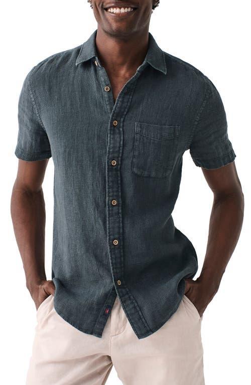 Faherty Mens Laguna Short Sleeve Linen Button-Up Shirt Product Image