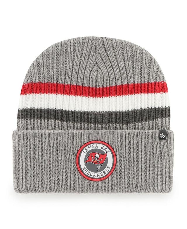 Mens 47 Brand Gray Tampa Bay Buccaneers Highline Cuffed Knit Hat Product Image