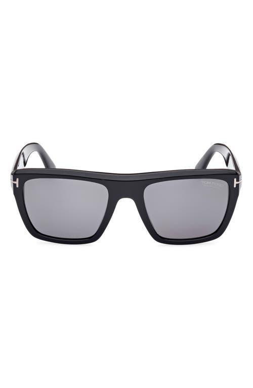 TOM FORD Alberto 55mm Polarized Square Sunglasses Product Image