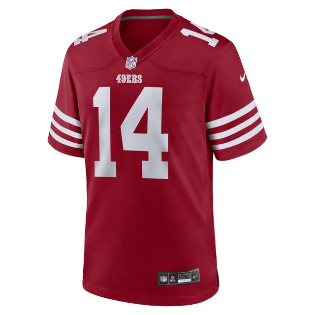 Ricky Pearsall San Francisco 49ers Nike Men's NFL Game Football Jersey Product Image