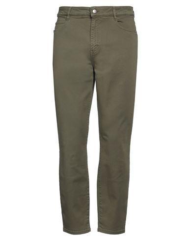 HUGO BOSS Boss  Man Pants Military Green Size 33 Cotton, Elastomultiester, Elastane Product Image