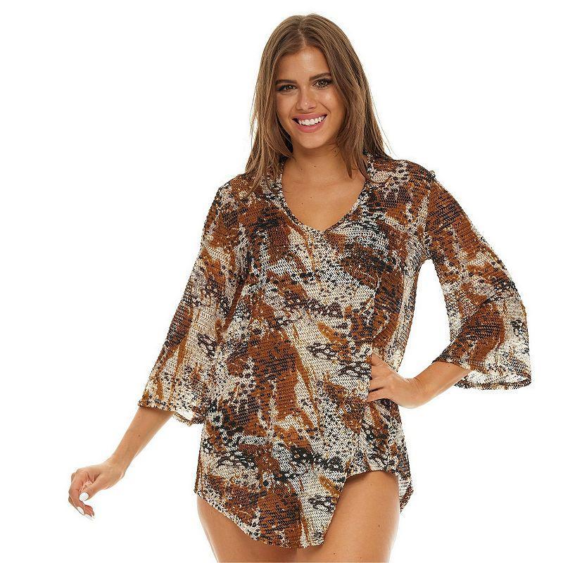 Womens Jordan Taylor Flowy Print Coverup Swimdress Product Image