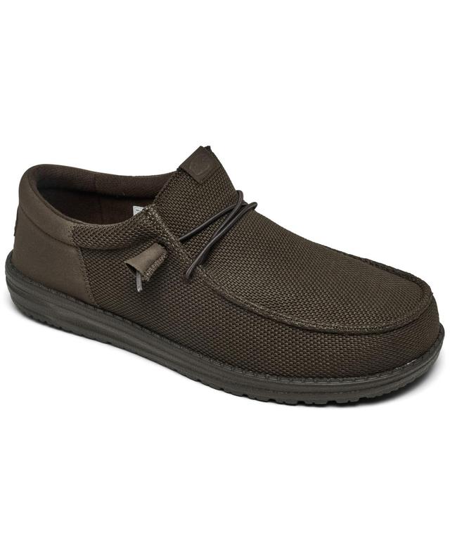 Hey Dude Mens Wally Funk Mono Casual Moccasin Sneakers from Finish Line Product Image