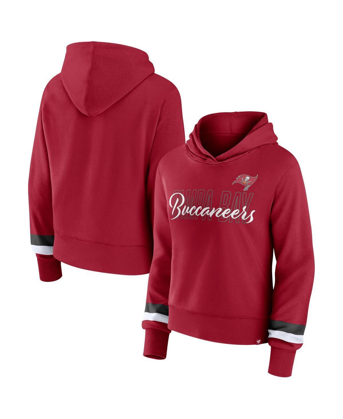 Womens Fanatics Branded Tampa Bay Buccaneers Over Under Pullover Hoodie Product Image