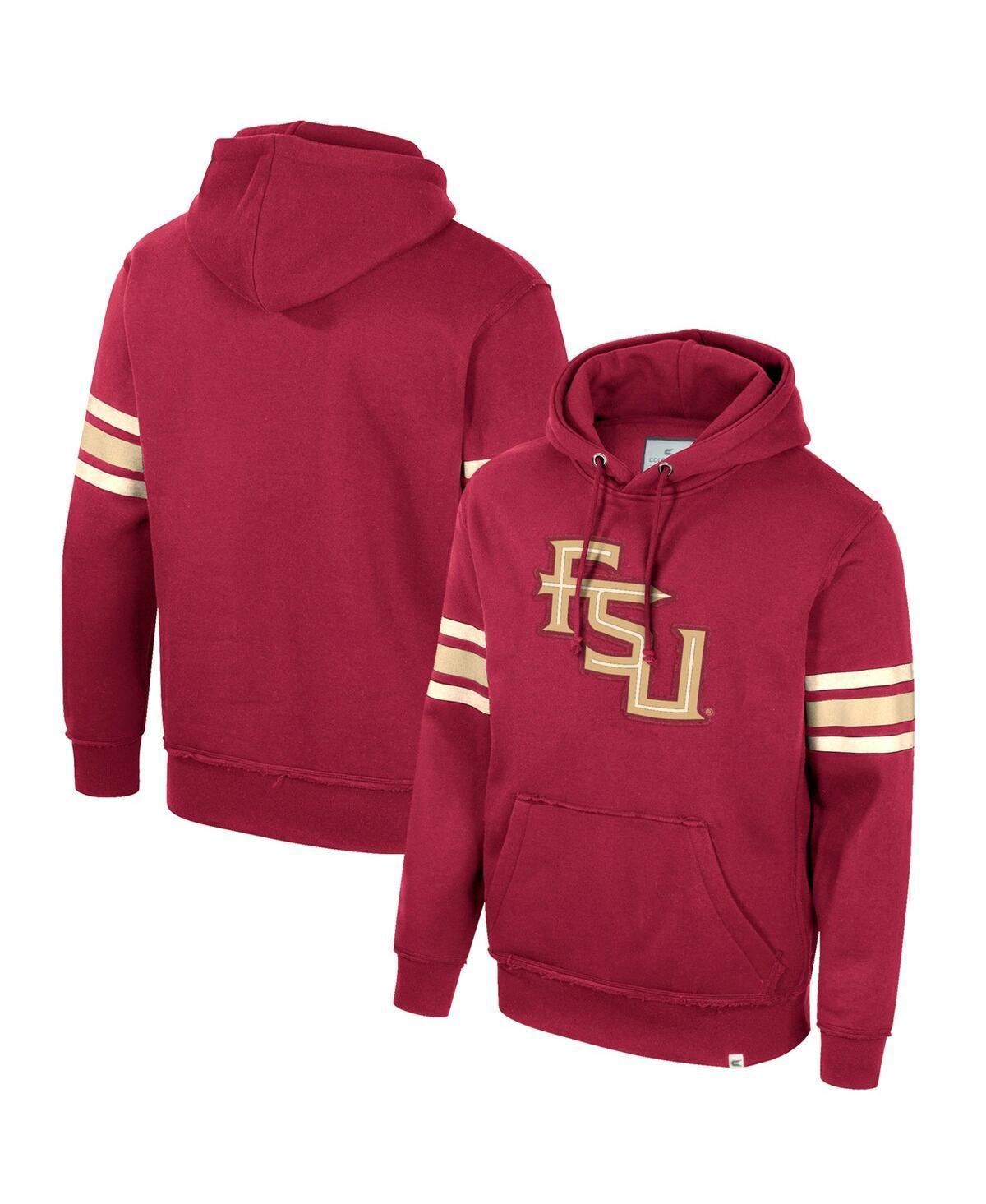 Mens Colosseum Garnet Florida State Seminoles Saluting Pullover Hoodie Product Image