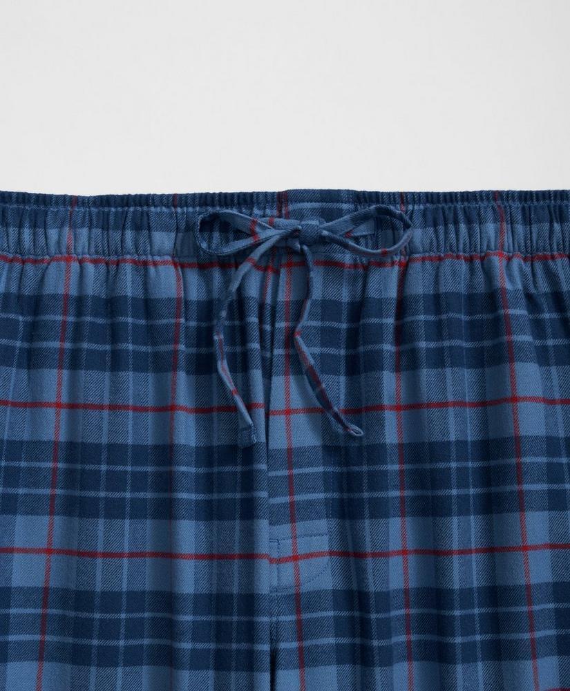 Cotton Flannel Plaid Pajamas Product Image