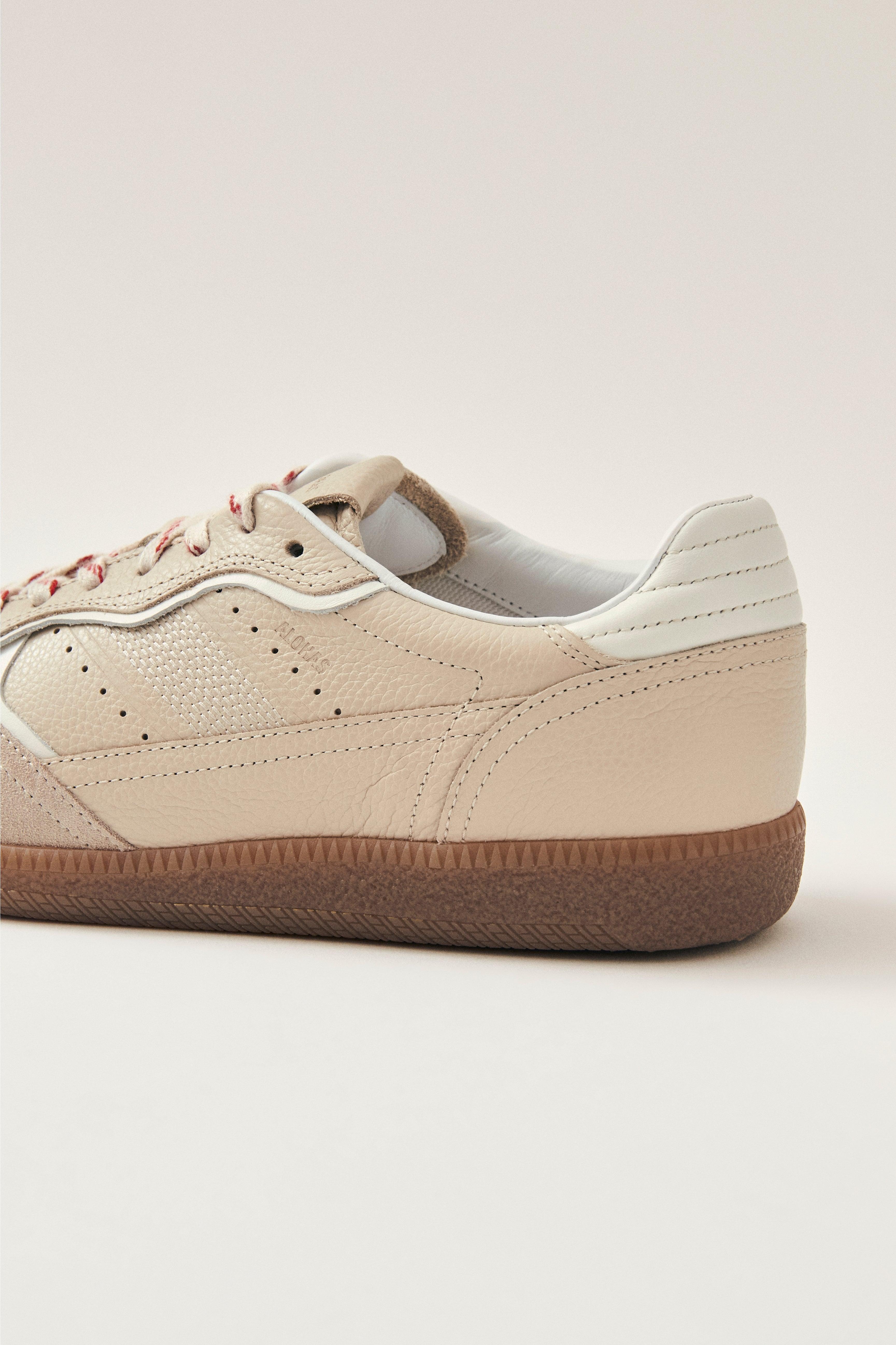 Alohas Tb.490 Rife Leather Sneakers - Rife Grain Cream Product Image