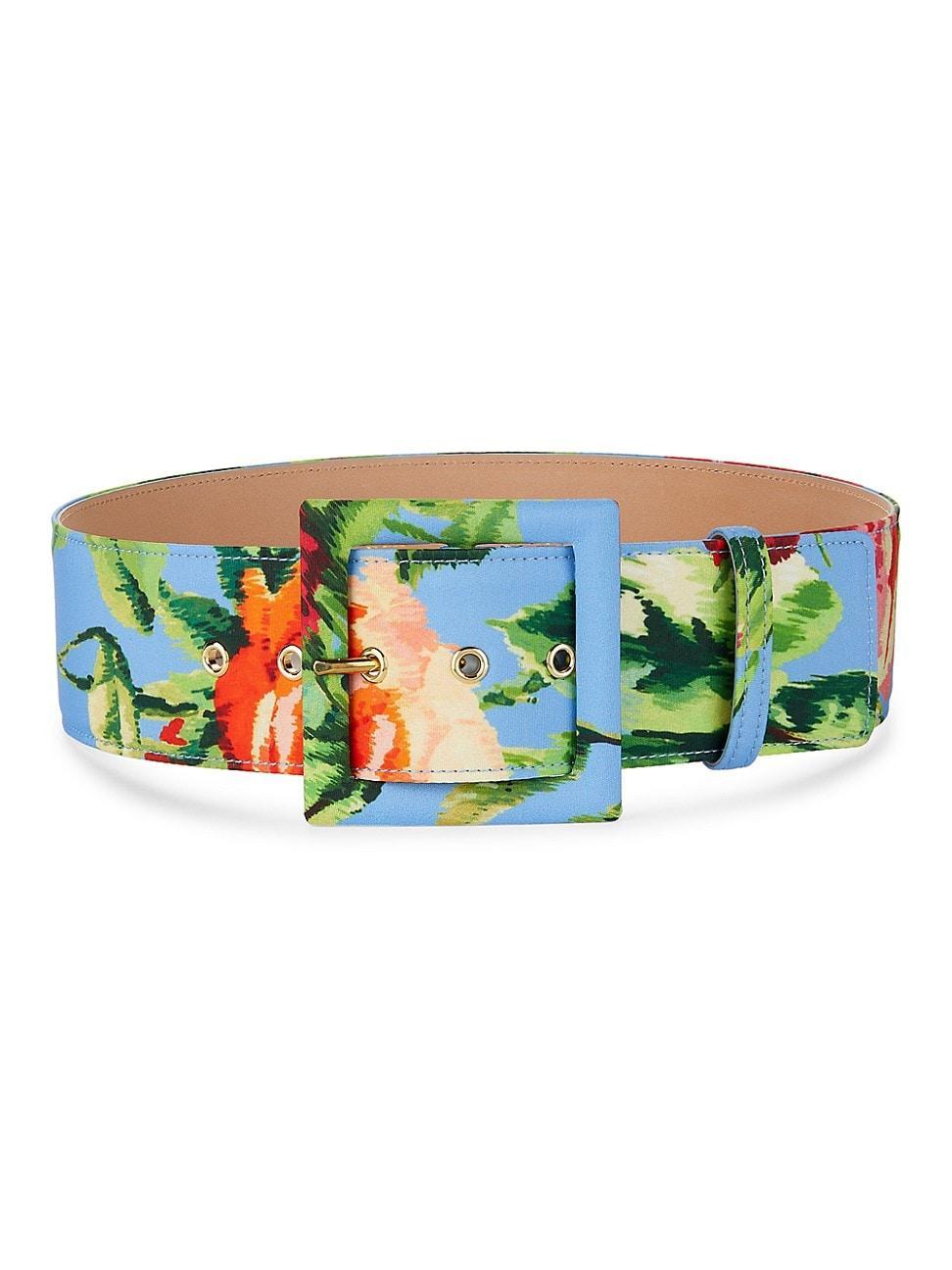 Womens Icon Printed Canvas Belt Product Image