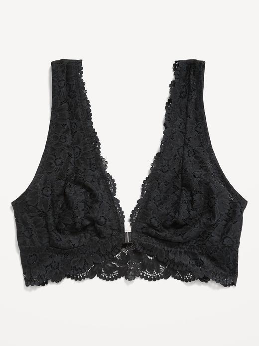 Lace Front-Close Bralette Product Image