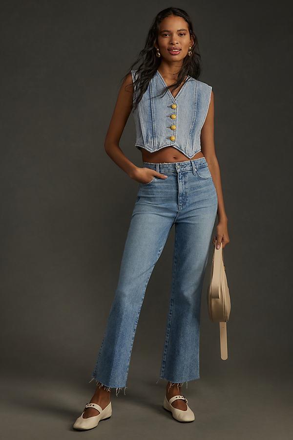 Paige Courtney w/ Raw hem in Khristen Distressed (Khristen Distressed) Women's Jeans Product Image