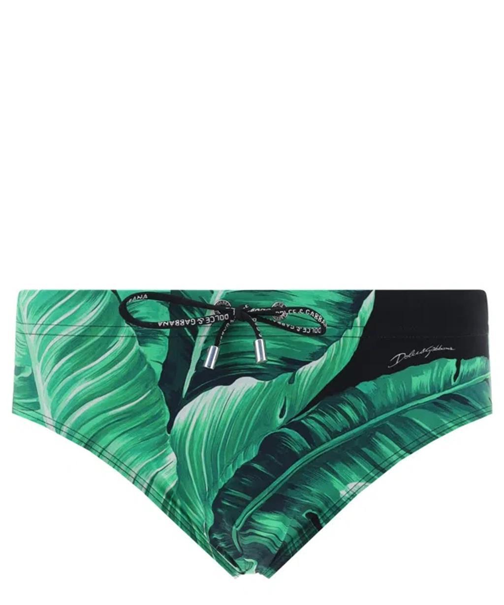 Swim Briefs In Green Product Image