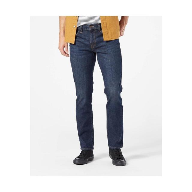 DENIZEN from Levis Mens 216 Slim Fit Jeans - Dark Blue Denim 30x30 Product Image