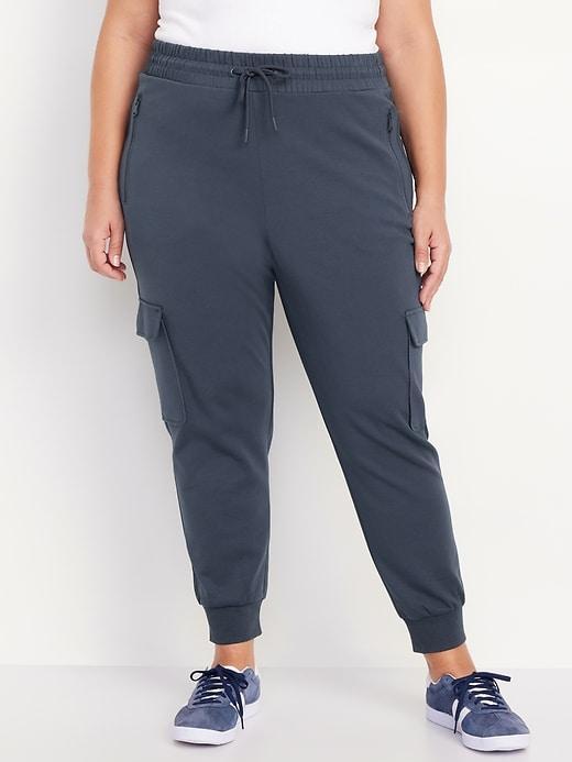 High-Waisted Dynamic Fleece Cargo Joggers Product Image