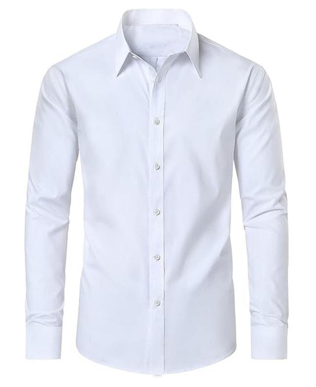 Blue Ice Mens Long Sleeve Classic Dress Shirt Product Image