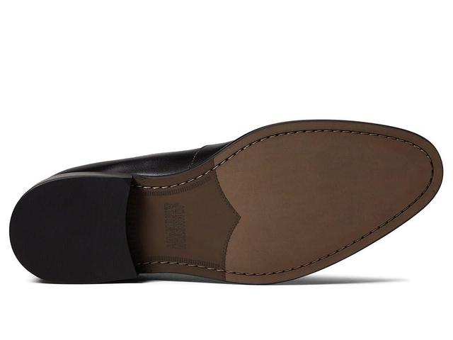 Johnston & Murphy Men's Stockton Apron Toe Leather Loafers - Black - Size 12  - male - Size: 12 Product Image
