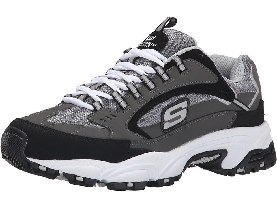 SKECHERS Stamina Cutback (Charcoal Men's Lace up casual Shoes Product Image