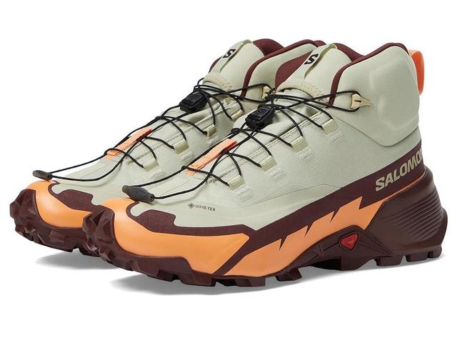 Salomon Cross Hike 2 Mid GORE-TEX(r) (Alfalfa/Cantaloupe/Bitter Chocolate) Women's Shoes Product Image