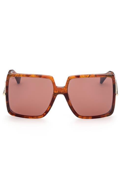 Max Mara 58mm Square Sunglasses Product Image