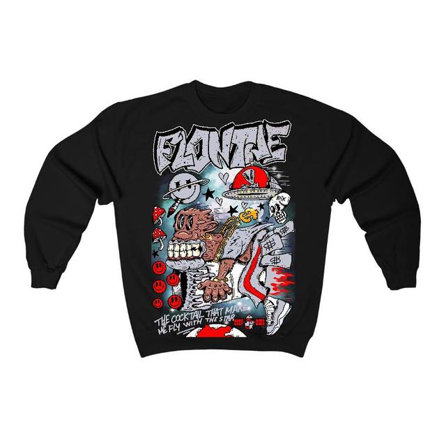 Black Cement 3s Flontae Sweatshirt I Believe Graphic Product Image