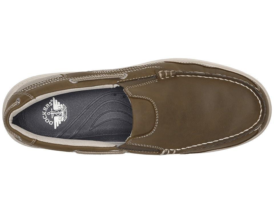 Dockers Tiller (Dark Crazy Horse) Men's Slip on Shoes Product Image