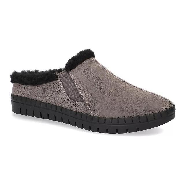 Easy Street Prairie Womens Faux Fur Mules, Size: 10, Grey Product Image