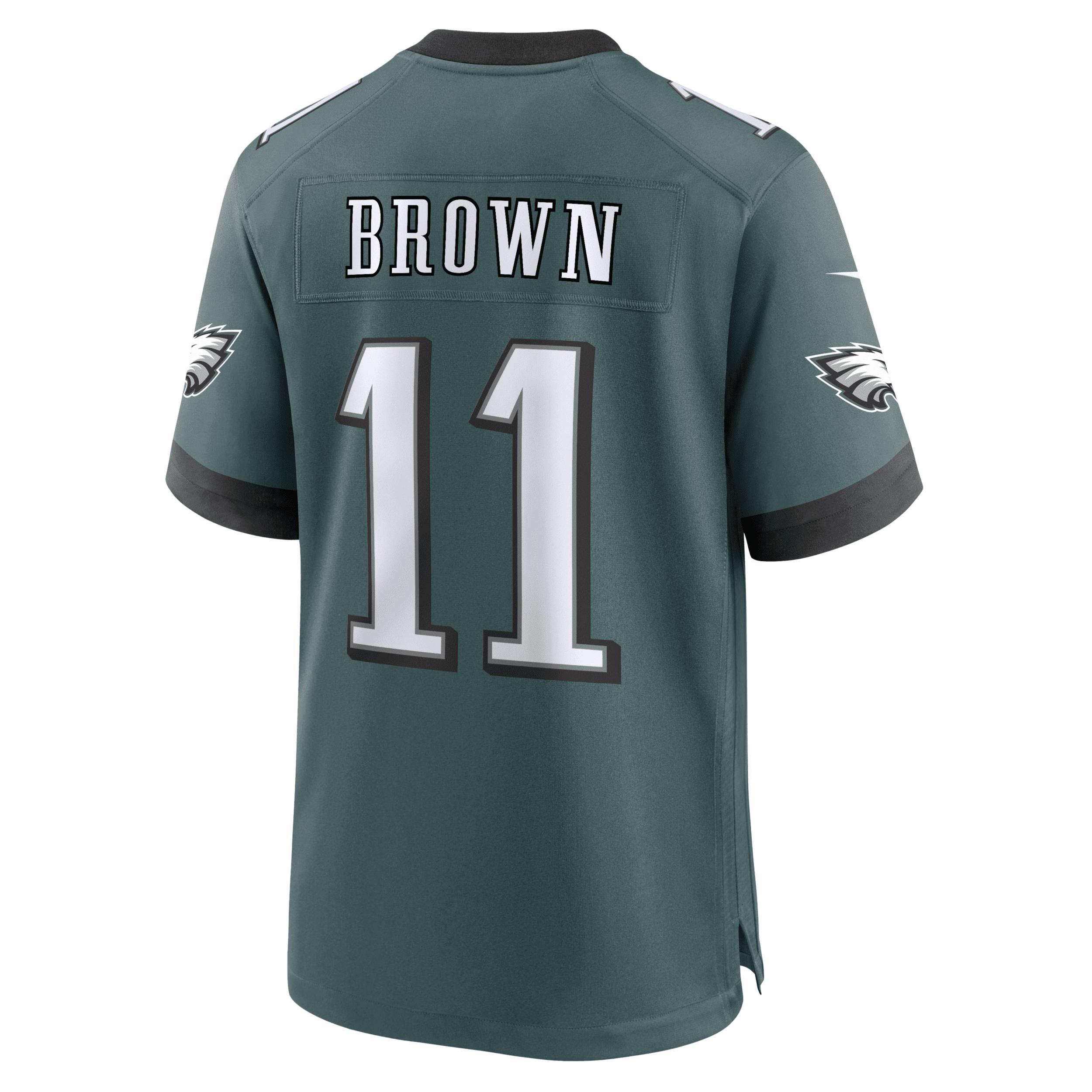 Mens Nike A.J. Brown Midnight Philadelphia Eagles Team Game Jersey Product Image