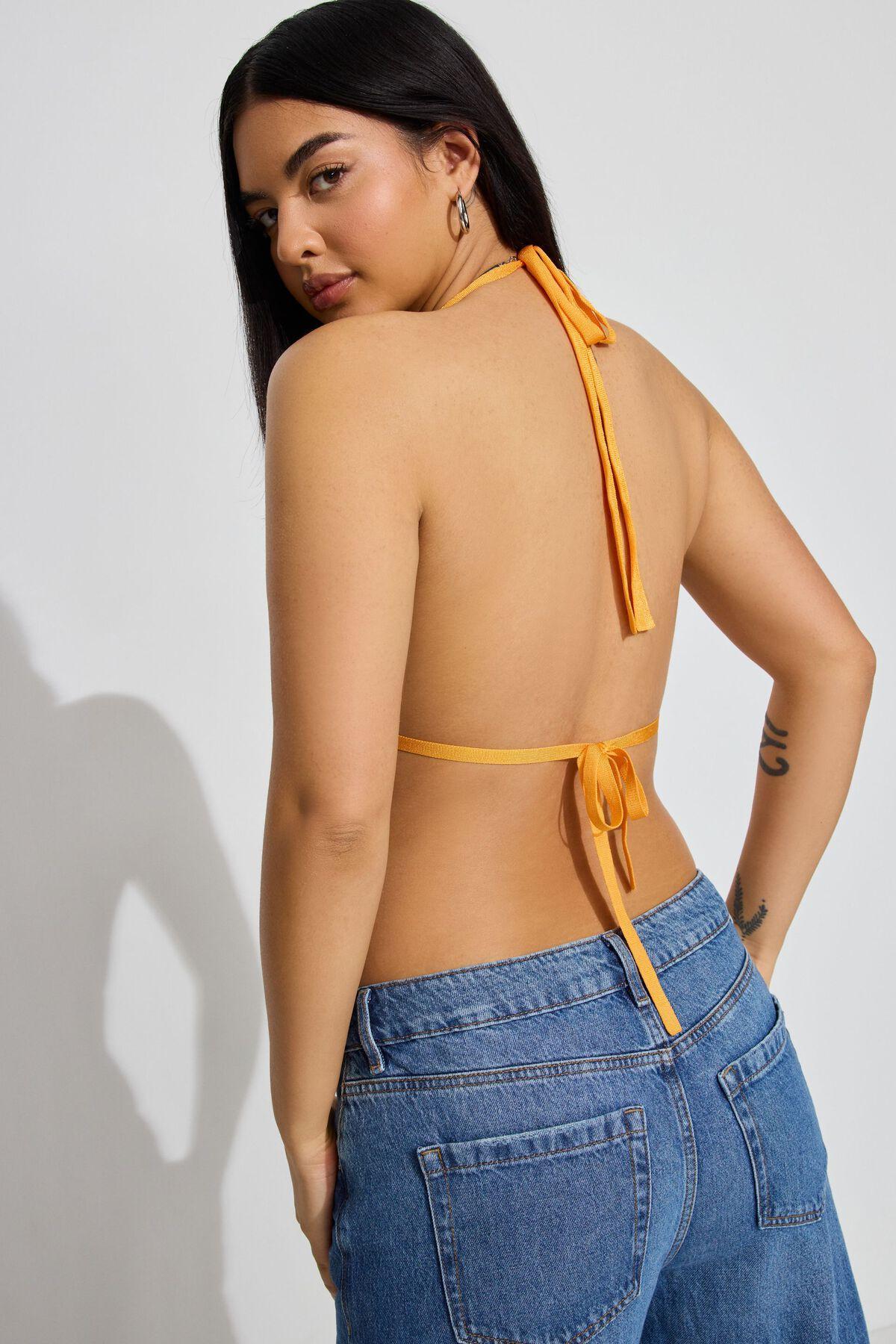 Apron Back Halter Top Product Image