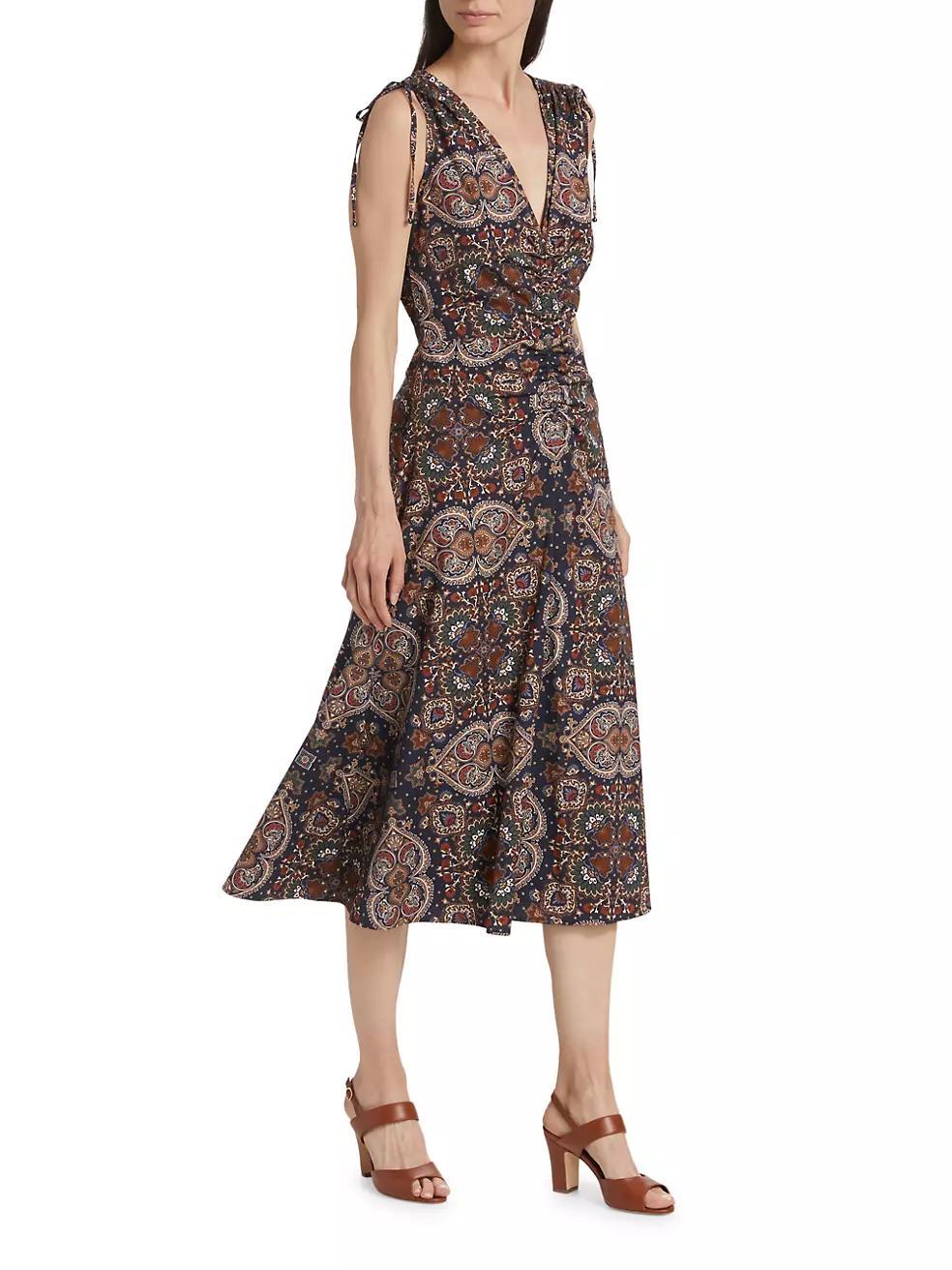 Zia Paisley Midi-Dress product image