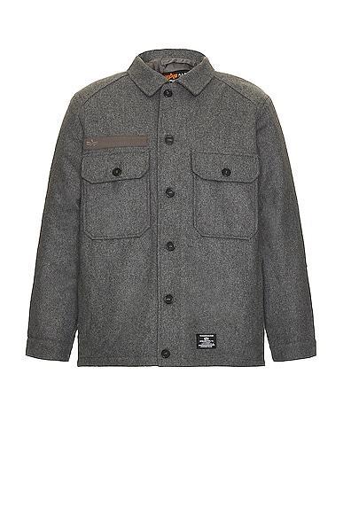 ALPHA INDUSTRIES Field Shirt Jacket Gen II in Grey Product Image