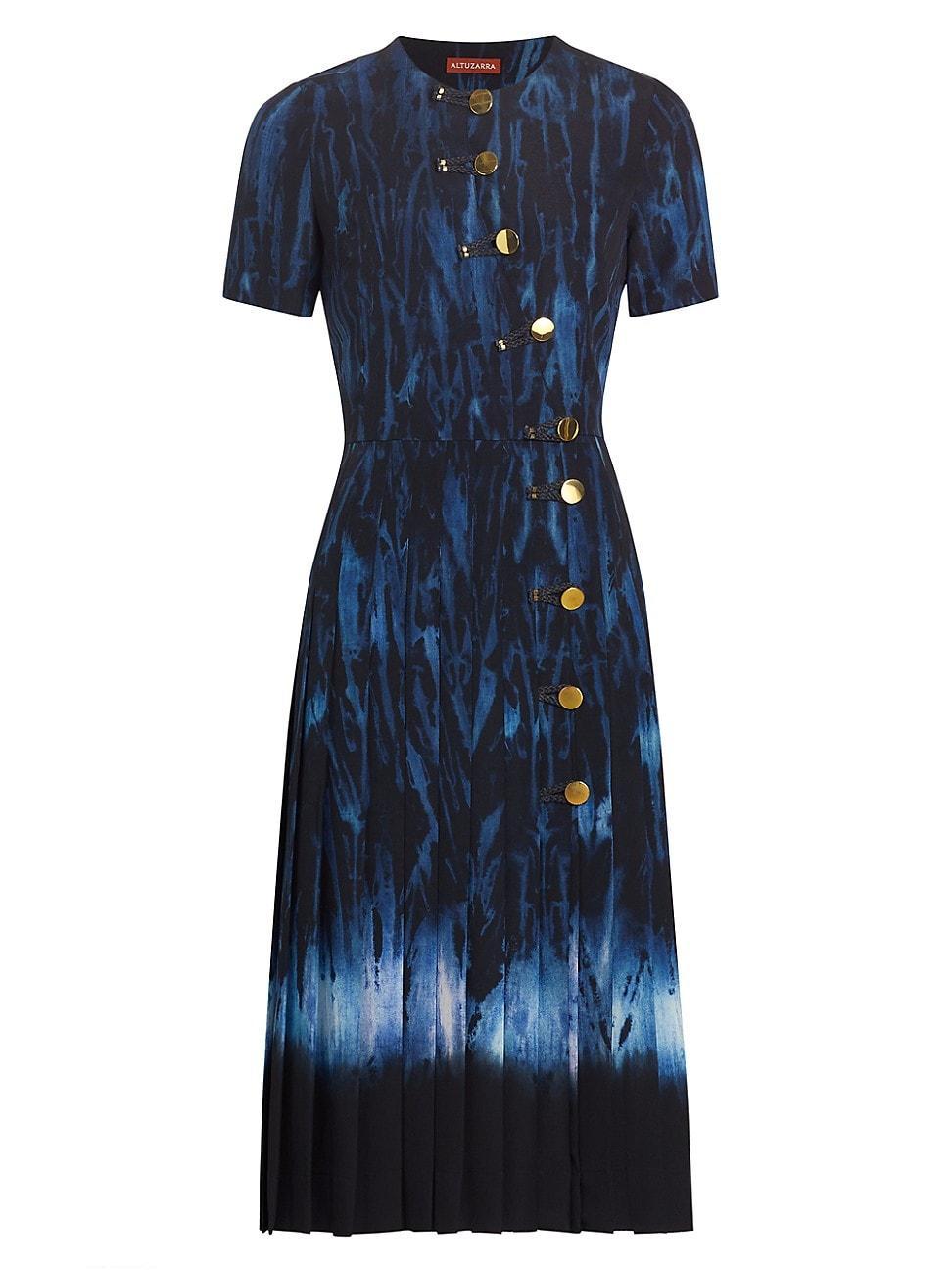 Womens Myrtle Abstract Midi-Dress Product Image