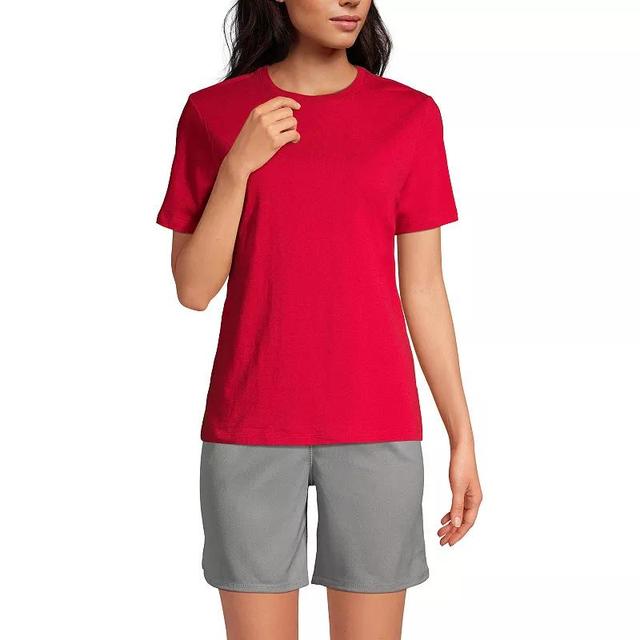 Womens Tall Lands End School Uniform Short Sleeve Essential T-shirt Product Image