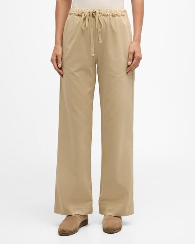 Dash Straight-Leg Cotton Twill Pants Product Image