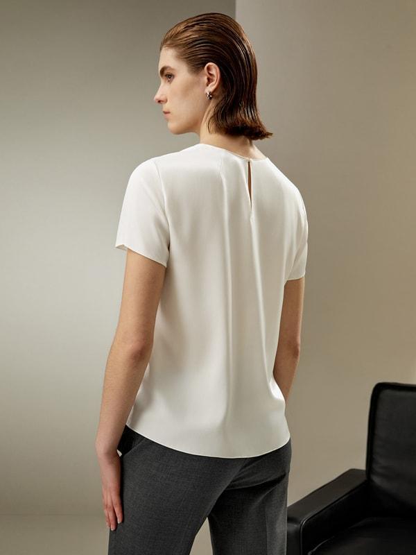 Basic Silk T-shirt Product Image