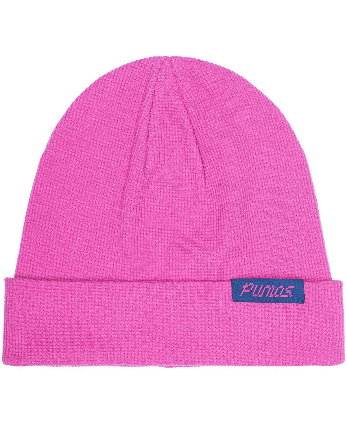 Mens Pink Pumas 3000 Cuffed Knit Hat Product Image